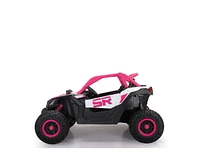 Streamdale Furniture 24V Kids Electric Ride-On Car with Bluetooth Music, Shock Absorbers, and Remote Control