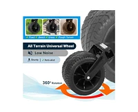 Folding Wagon Cart: Durable, All-Terrain, Utility, Beach, Picnic