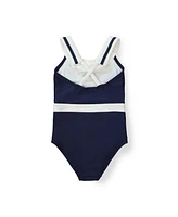 Hope & Henry Little Girls One-Piece Sailor Swimsuit