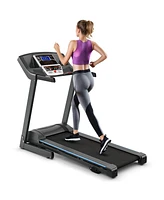 Slickblue 2.25 Hp Folding Electric Motorized Power Treadmill Machine with Lcd Display
