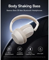 Baseus Wireless Headphones Bluetooth Foldable Over Ear Bass 35 Max, Gray