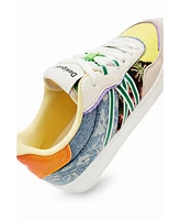 Desigual Women's Patchwork platform sneakers