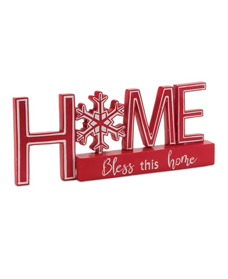 Slickblue Bless This Home Tabletop Sentiment Sign 12.5"l