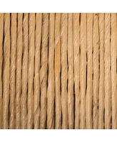 Jonathan Y Anika 22.5" Traditional Southwestern Hand-Woven Abaca Tray with Handles, Natural
