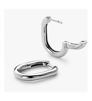 Ana Luisa Silver Hoop Earrings - Rox Small Silver