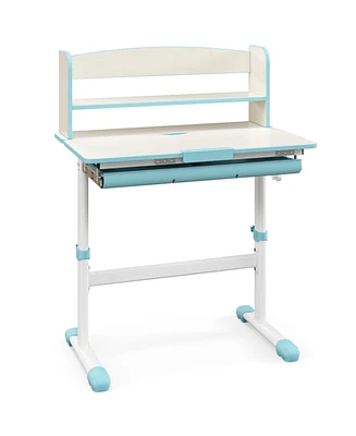 Slickblue Height Adjustable Kids Study Desk with Tilt Desktop