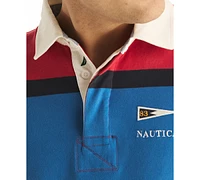 Nautica Men's Long Sleeve Colorblocked Rugby Shirt