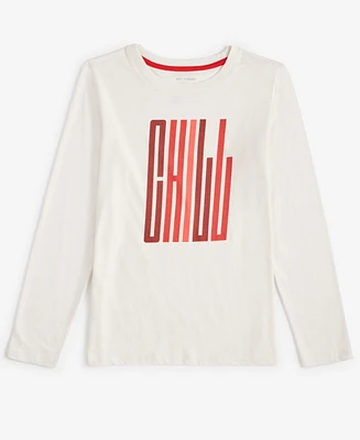 Epic Threads Little & Big Boys Chill Printed Long-Sleeve T-Shirt, Created for Macy's