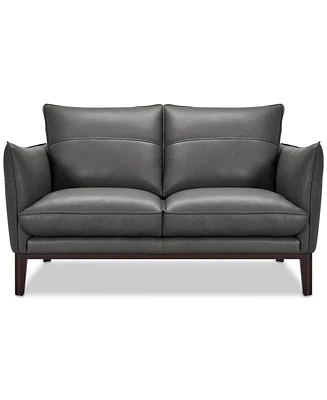 Kettner 58" Leather Loveseat, Created for Macy's