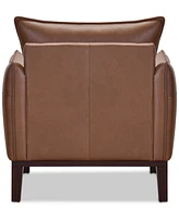 Kettner 34" Leather Chair, Created for Macy's