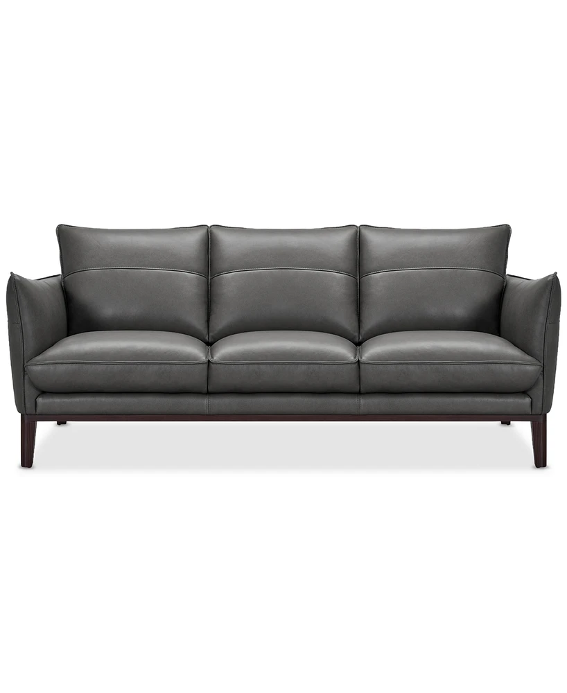 Kettner 88" Leather Sofa, Created for Macy's