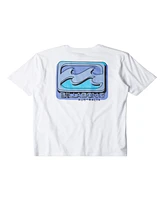 Billabong Men's Crayon Wave Graphic T-Shirt - Wht