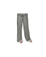 MeMoi Petite Hacci Wide Leg Soft Lightweight Lounge Pants