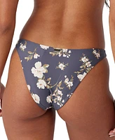 O'Neill Juniors' Kendra Floral High-Leg Bikini Bottom