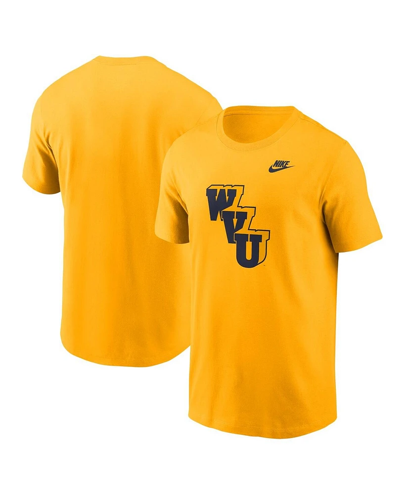 Nike Men's Gold West Virginia Mountaineers Legacy Alternate Logo T-Shirt