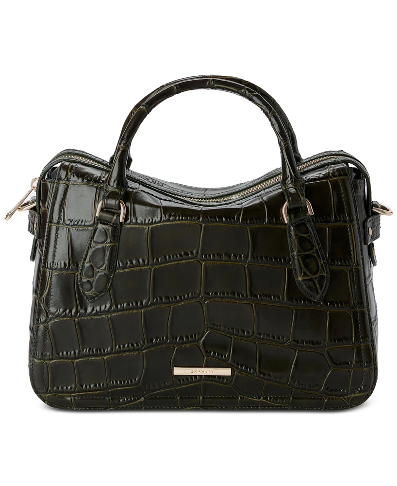 Brahmin Micaela Baize Medium Leather Satchel