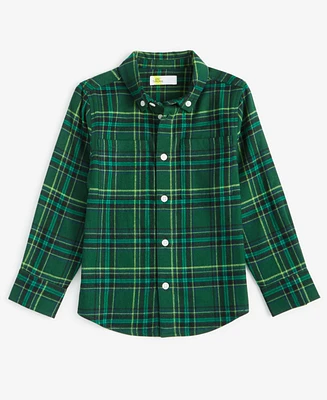 Epic Threads Toddler Boys Mary Plaid Flannel Shirt, Created for Macy's