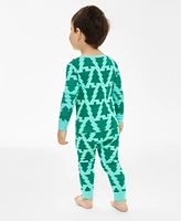 Holiday Lane Toddler Trees Cotton Snug Fit Matching Family Pajamas Set, Created for Macy's