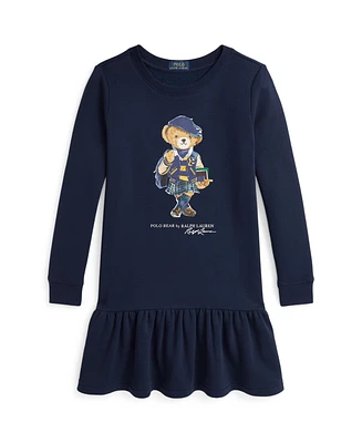 Polo Ralph Lauren Big Girls Bear Fleece Dress