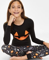 Family Pajamas Little & Big Kids Spooky Mix It Cotton Snug-Fit Matching Halloween Set, Created for Macy's