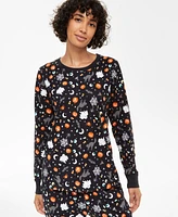 Holiday Lane Women's Halloween Cotton Matching Family Pajamas Set, Created for Macy's