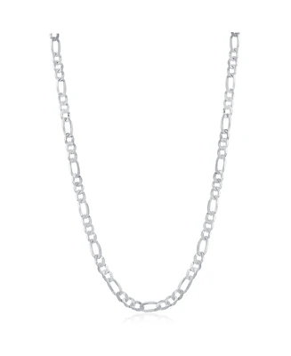 Simona Sterling Silver 3.3mm Figaro Chain