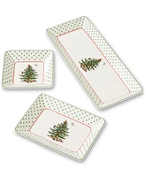 Spode Christmas Tree Polka Dot 3 Piece Nesting Tray