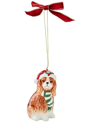 Spode Christmas Tree King Charles Spaniel Ornament