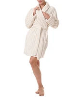 Tommy Hilfiger Women's Long-Sleeve Belted Plush Robe