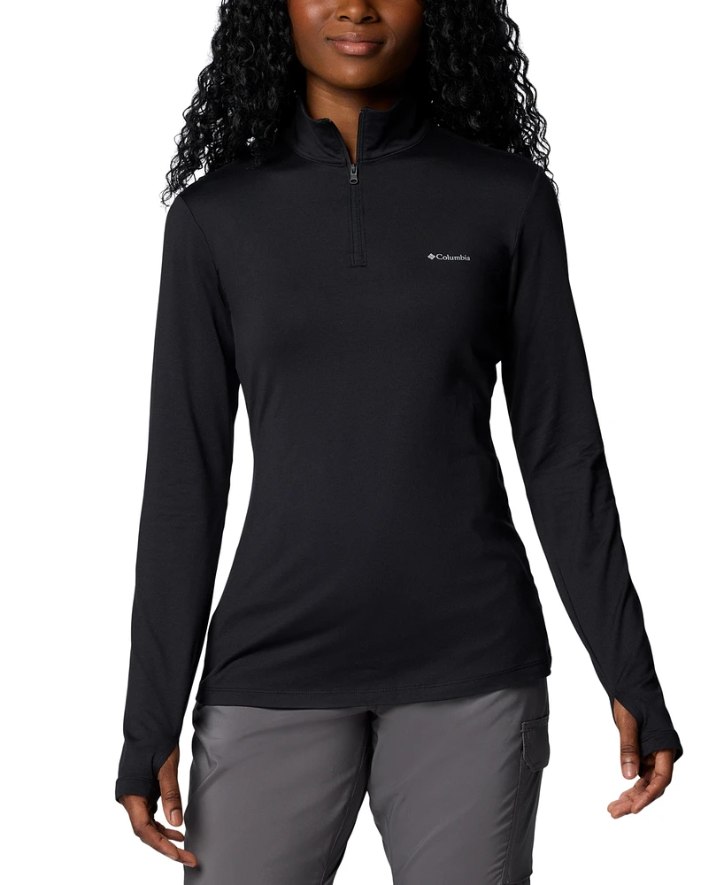 Columbia Women's Sloan Ridge Quarter-Zip Performance Top