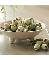 Slickblue Set of 2 Pod Bundles - 14” Styrofoam & Polyester Decorative Accents for Home