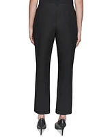 Karl Lagerfeld Paris Women's Mid-Rise Slim-Leg Pants