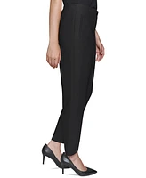 Karl Lagerfeld Paris Women's Mid-Rise Slim-Leg Pants