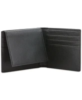 Perry Ellis Portfolio Men's Faux-Leather Trifold Passcase Wallet