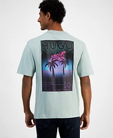 Hugo Boss Men's Nassome Short Sleeve Crewneck Logo Graphic T-Shirt