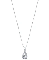 Sirena Diamond Swirl Frame 18" Pendant Necklace (3/8 ct. t.w.) in 14k White Gold