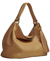 Donna Karan Glenwood Leather Shoulder with Tassel Detail