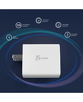 j5create 67W GaN Usb-c 2-Port Charger, JUP2367