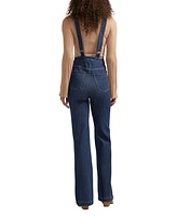 Silver Jeans Co. Women's 70s Flare Leg Overalls Jeans