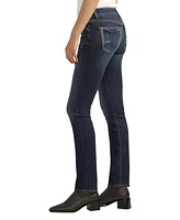 Silver Jeans Co. Women's Britt Low Rise Curvy Fit Straight