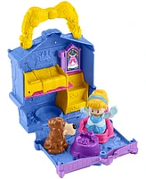 Disney Princess Cinderella On-the-Go Playset for Toddler Pretend Play, 2 Figures - Multi