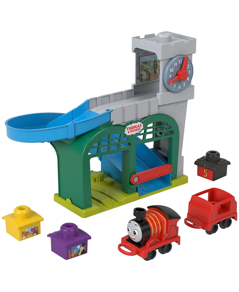 Thomas Friends My First Knapford Station Train Playset for Toddlers, 6 Pieces - Multi