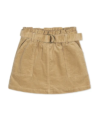 Hope & Henry Toddler Girls Corduroy Cinch Waist Pull-On Skirt