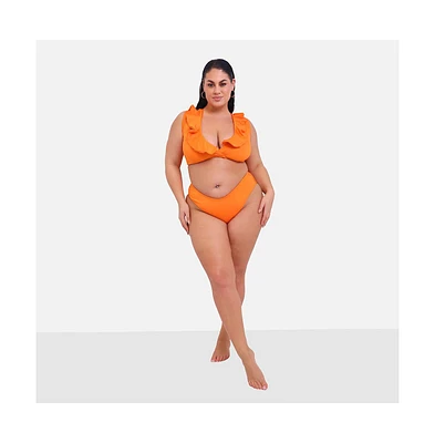 Rebdolls Plus Splash Brazilian Cut Bikini Bottom