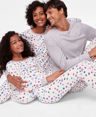 Family Pajamas Star Print Matching Pajama Set