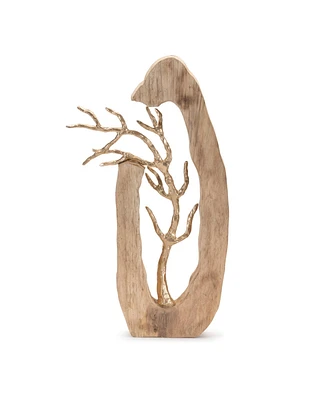 Slickblue Wooden Branch Decor Accent Rustic Home Decoration Piece