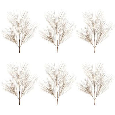 Slickblue Pine Spray (Set of 6) 25.5"H Pvc