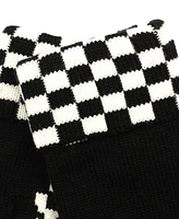 Kate Spade New York Women's Taxi Checkboard Mittens