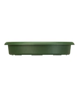 Akro Mils Panterra Plastic Saucer, Green - 8in