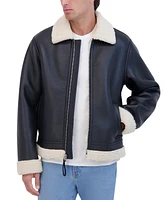 Hudson Men's Shearling Bomber Jacket